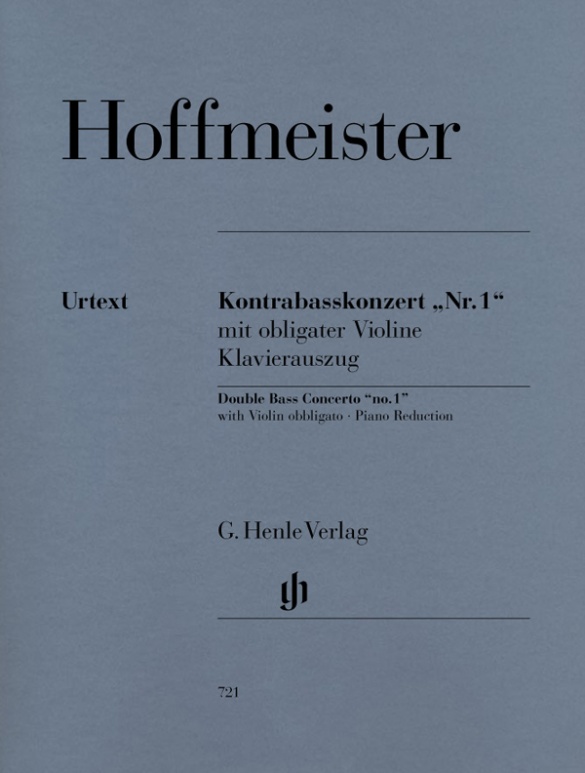 HOFFMEISTER F. - CONCIERTO Nº1 URTEXT (HENLE Y BREITKOPF)