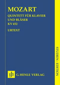 MOZART W.A. - QUINTETO MIb M URTEXT - KV.452   urtext (BOLSILLO)