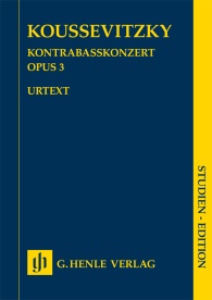KOUSSEVITZKY S. - CONCIERTO CONTRABAJO OP.3 URTEXT (BOLSILLO) ORQUESTA