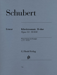 SCHUBERT F. - SONATA RE M OP.53 (D.850)  URTEXT -