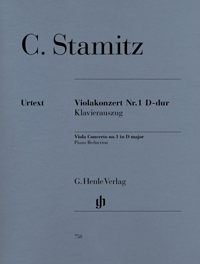 STAMITZ C. - CONCIERTO Nº1 VIOLA RE M  URTEXT -
