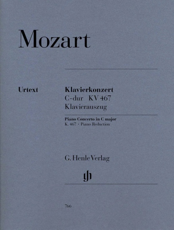 MOZART W.A. - CONCIERTO DO M KV.467  URTEXT -  (P)