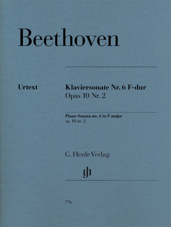 BEETHOVEN L.V. - SONATA Nº 6 FA M OP.10 Nº.2 URTEXT