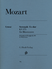 MOZART W.A. - SERENADE MIb M URTEXT - KV.375 - SEXTETO (PT)