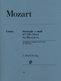 MOZART W.A. - SERENADE DO m URTEXT 2OB/2CL/2TR/2FG. KV.388 (384A)  - OCTETO (PT)
