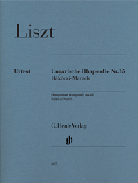 LISZT F. - RAPSODIA HUNGARA Nº15  URTEXT -