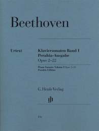 BEETHOVEN L.V. - SONATAS V.1 OP.2-22 (ED.PERAHIA) URTEXT