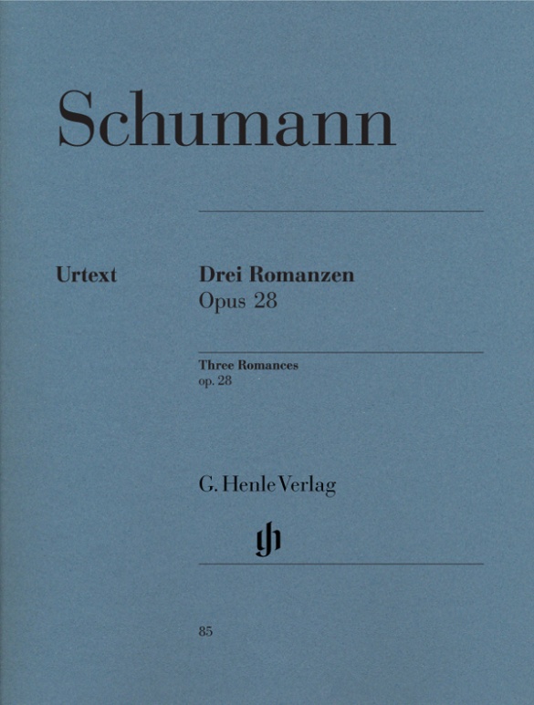 SCHUMANN R. - ROMANZAS (3) OP.28  URTEXT -PIANO