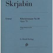 SCRIABINE A. - SONATA Nº 10 OP.70 URTEXT