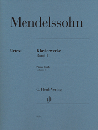MENDELSSOHN F. - OBRAS PARA PIANO V.1  URTEXT -