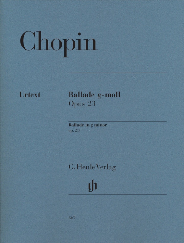 CHOPIN F. - BALADAS OP.23  URTEXT -