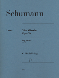 SCHUMANN R. - MARCHAS (4) OP.76  URTEXT -