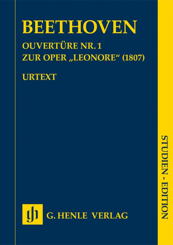 BEETHOVEN L.V. - OBERTURA Nº 1 LEONORA 1807 - URTEXT