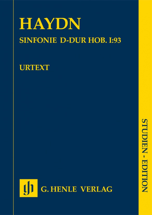 HAYDN J. - SINFONIA RE M HOB.1:93 URTEXT (BOLSILLO)