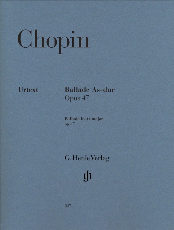 CHOPIN F. - BALADA LAb M OP.47  URTEXT -  (P)