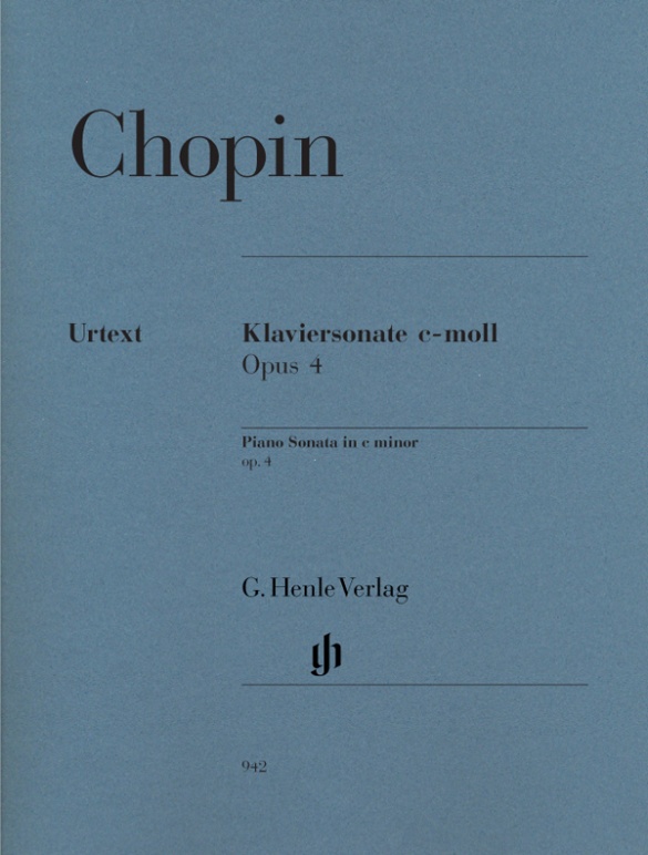 CHOPIN F. - SONATA DO m OP.4  URTEXT - (P)