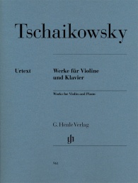 TCHAIKOVSKY P.I - OBRAS PARA VIOLIN Y PIANO URTEXT
