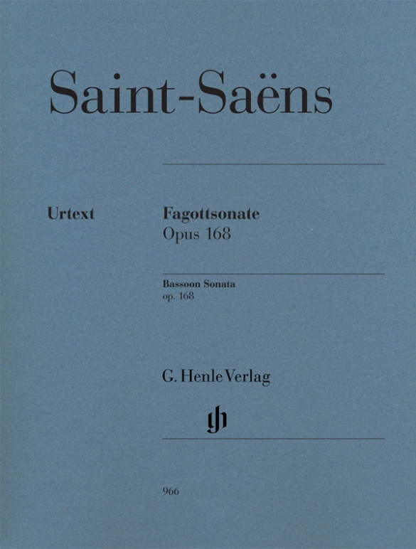 SAINT SAENS C. - SONATA OP.168 FAGOT URTEXT -