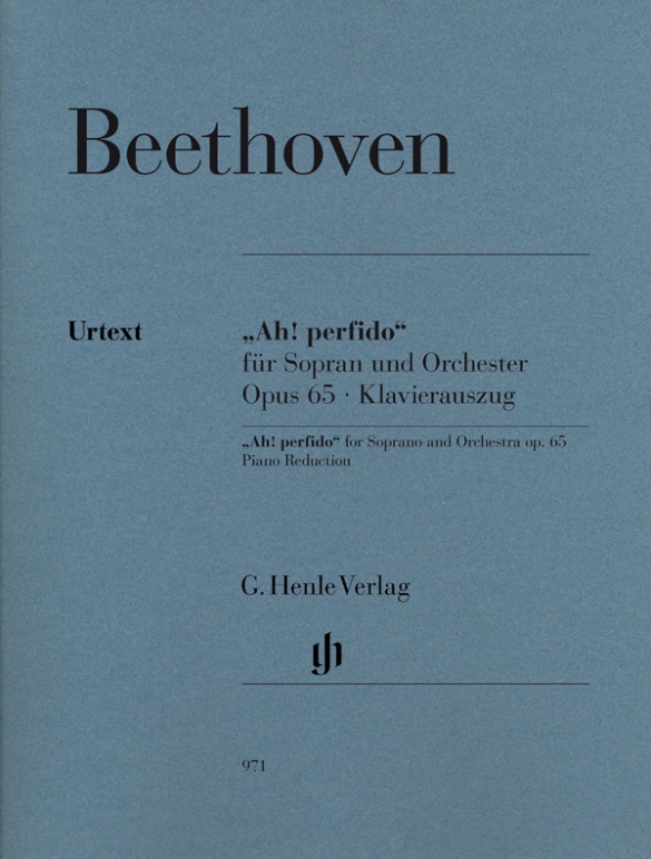 BEETHOVEN L V. - AH! PERFIDO OP.65  URTEXT - SOP