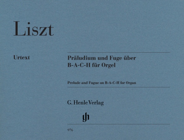LISZT F. - PRELUDIO Y FUGA SOBRE UN TEMA DE BACH - URTEXT  (ORGANO)
