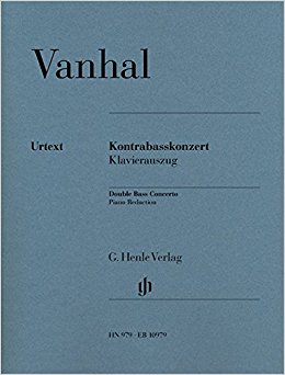 VANHAL J.B. - CONCIERTO CONTRABAJO URTEXT