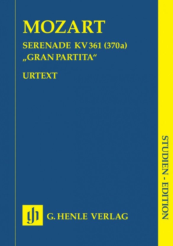 MOZART W.A. - SERENATA SIb M KV. 361 (370a)  URTEXT - BOLSILLO