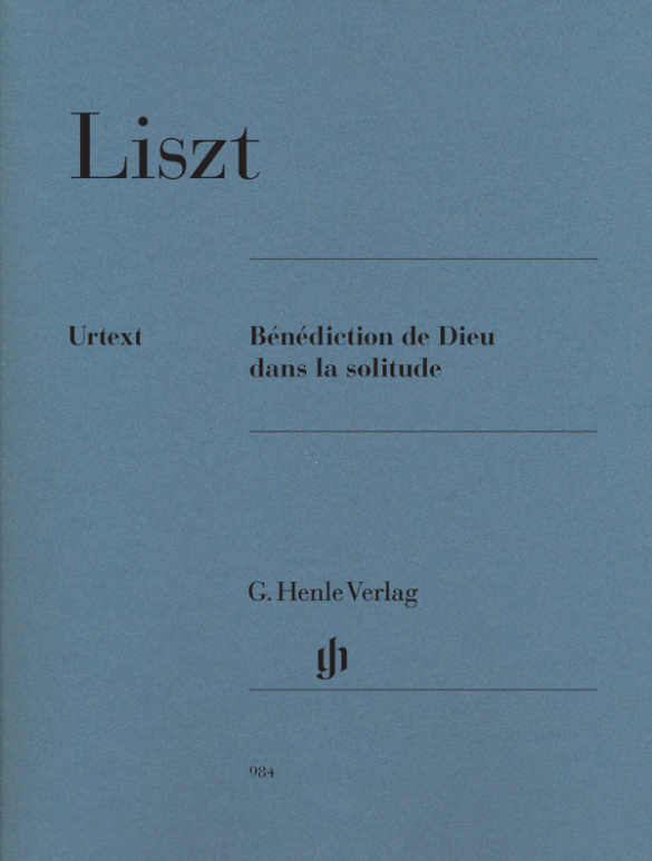 LISZT F. - BENDICIÓN DE DIOS EN LA SOLEDAD - URTEXT  (P)