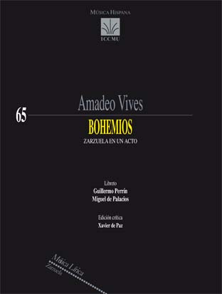 VIVES A. - BOHEMIOS (ZARZUELA EN UN ACTO)