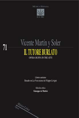 MARTIN Y SOLER V. -  IL TUTORE BURLATO