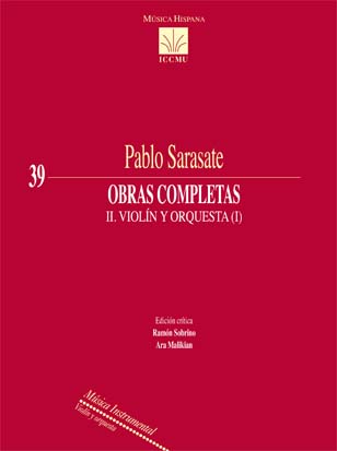 SARASATE P. - OBRAS COMPLETAS II- VIOLIN Y ORQUESTA I