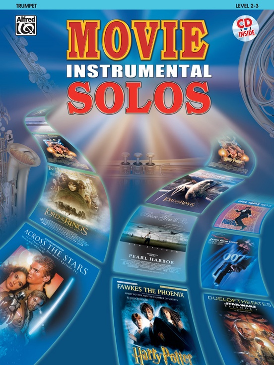 ALBUM - MOVIE INSTRUMENTAL SOLOS LEVEL 2-3 TRUMPET (+CD)