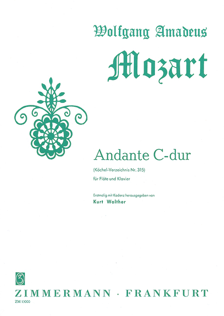 MOZART W.A. - ANDANTE DOM KV315 FLAUTA