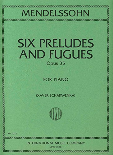 MENDELSSOHN F. - PRELUDIOS Y FUGAS (6) - OP.35