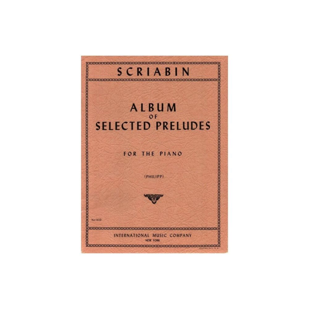 SCRIABIN A. - ALBUM PRELUDIOS ESCOGIDOS