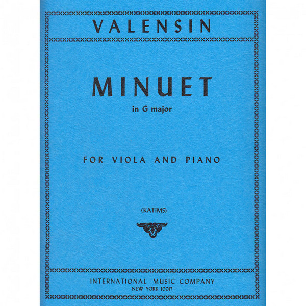 VALENSIN G. - MINUTO EN SOL M (VIOLA Y PIANO)