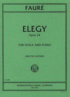 FAURE G. - ELEGIA - OP.24