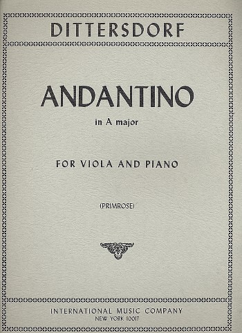 DITTERSDORF C.D.V. - ANDANTINO LA M -