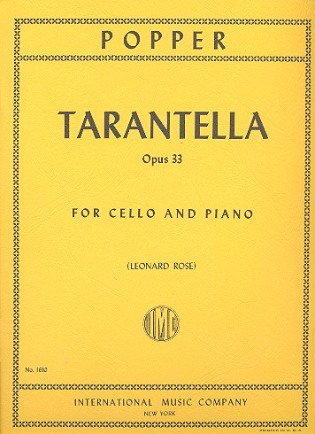 POPPER D. - TARANTELA - OP.33 - VIOLONCHELO Y PIANO