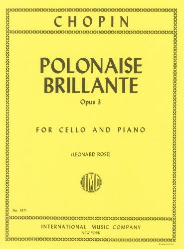 CHOPIN F. - POLONESA BRILLANTE - OP.3