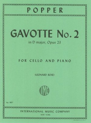 POPPER D. - GAVOTA Nº2 - OP.23