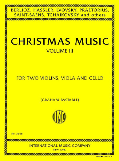 ALBUM. - CHRISTMAS MUSIC Vº3 (2V/V/CELLO)