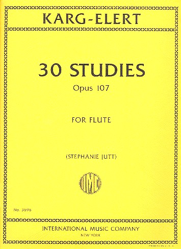 KARG ELERT S. - ESTUDIOS - CAPRICHOS (30) - OP.107