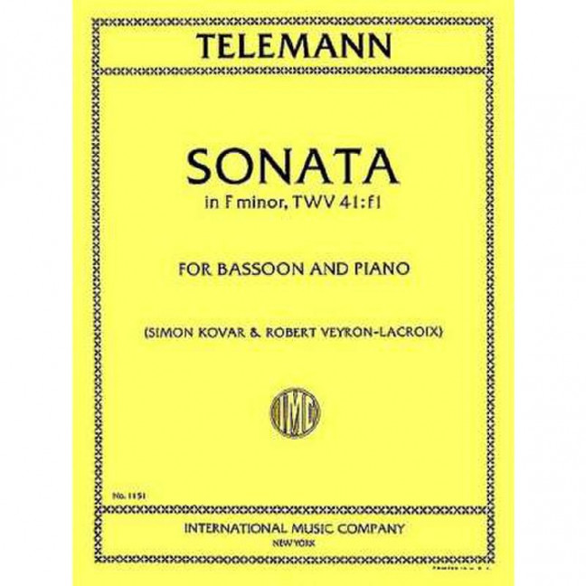 TELEMANN G.P. - SONATA FA m -