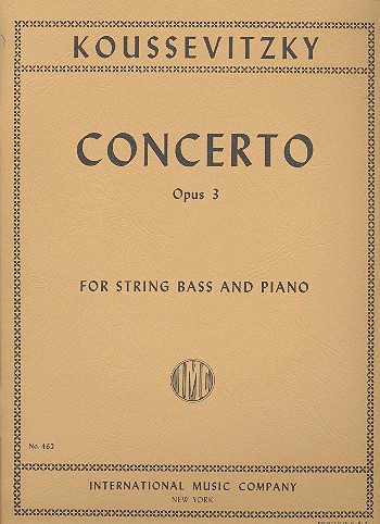 KOUSSEVITZKY S. - CONCIERTO OP.3