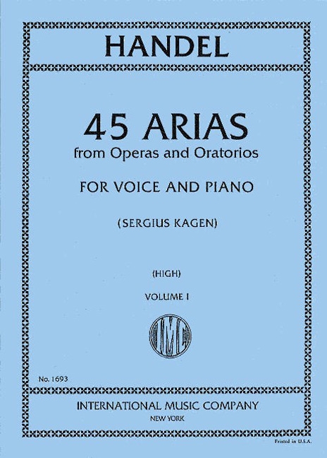 HANDEL G.F. - ARIAS DE OPERA V.1 (45) HIGH -