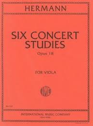 HERMANN ESTUDIOS DE CONCIERTO VIOLA OP.18