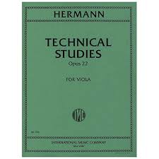 HERMANN F. - ESTUDIOS TECNICOS VIOLA OP.22
