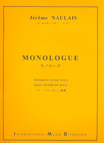 NAULAIS J. - MONOLOGUE TROMBON BAJO SOLO