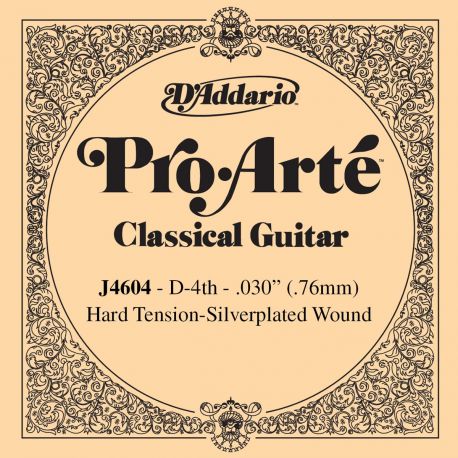 CUERDA GUITARRA CLASICA - D´ADDARIO 4ª TENSION ALTA J4604