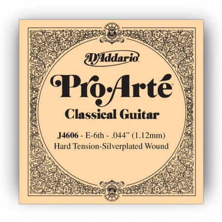 CUERDA GUITARRA CLASICA - D´ADDARIO 6ª  TENSION ALTA J4606